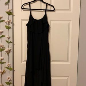 High-low Black Dress